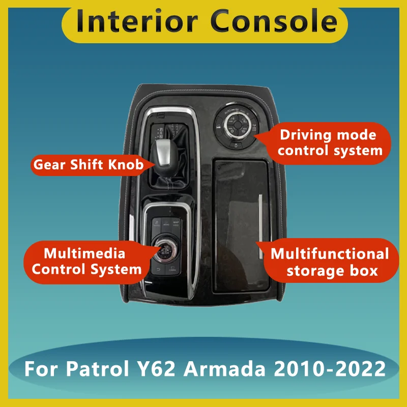 Обновленная цифровая кластер для Nissan Patrol Y62 Armada 2009-2017 Android 11 Автомобильная Мультимедийная ручка Центрального управления внутренней приборной панелью