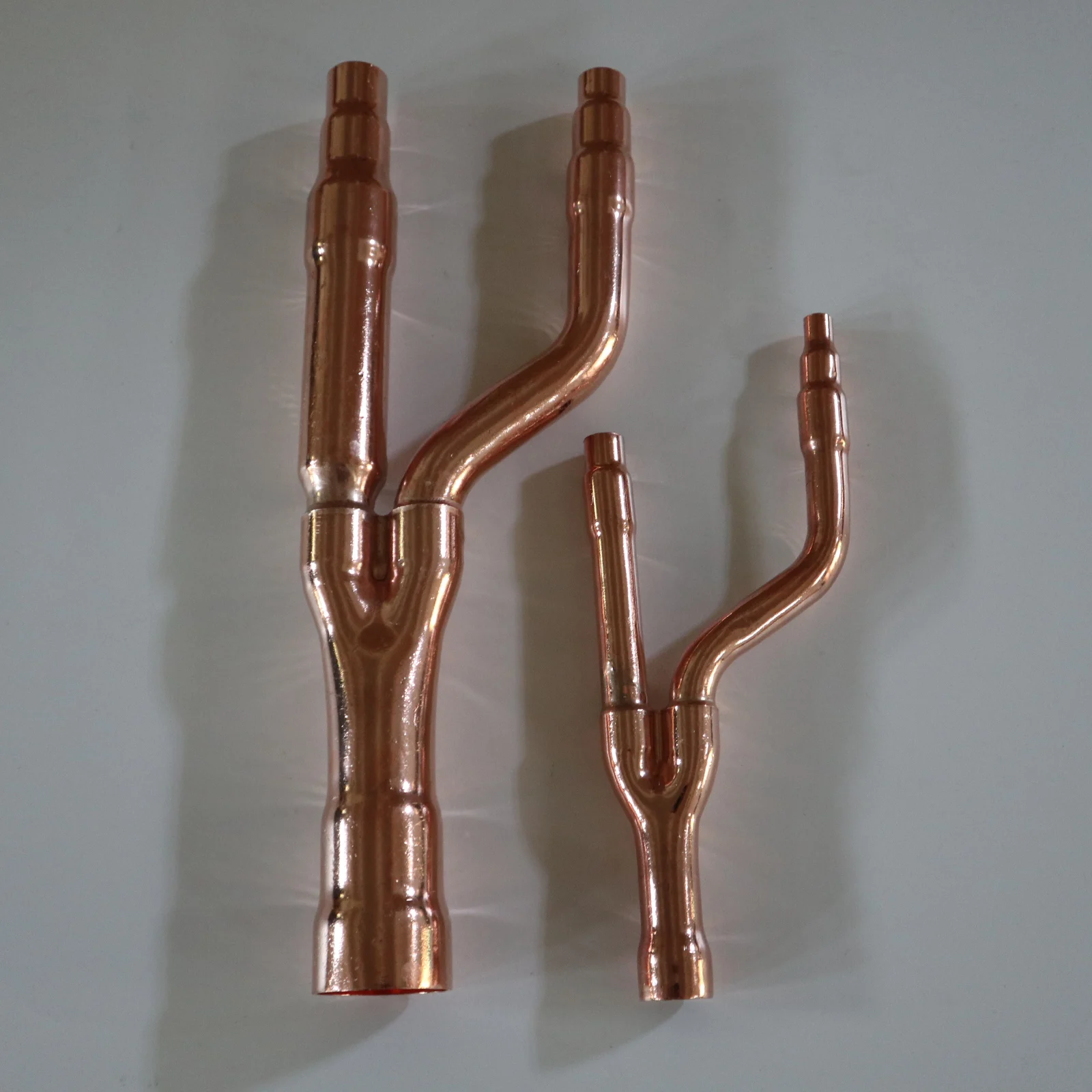 Branch joint Pipe fittings YBP-YG2B For York VRF system Pure Copper pipe VRF Installation Kits Split central air conditioning