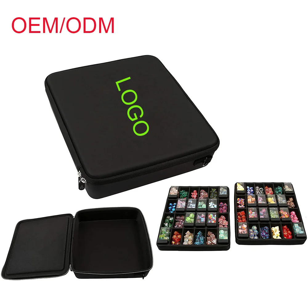 EVA Dice Box Case Tray Compatible with DND Dice Set Roleplaying Game as Dungeons and Dragons