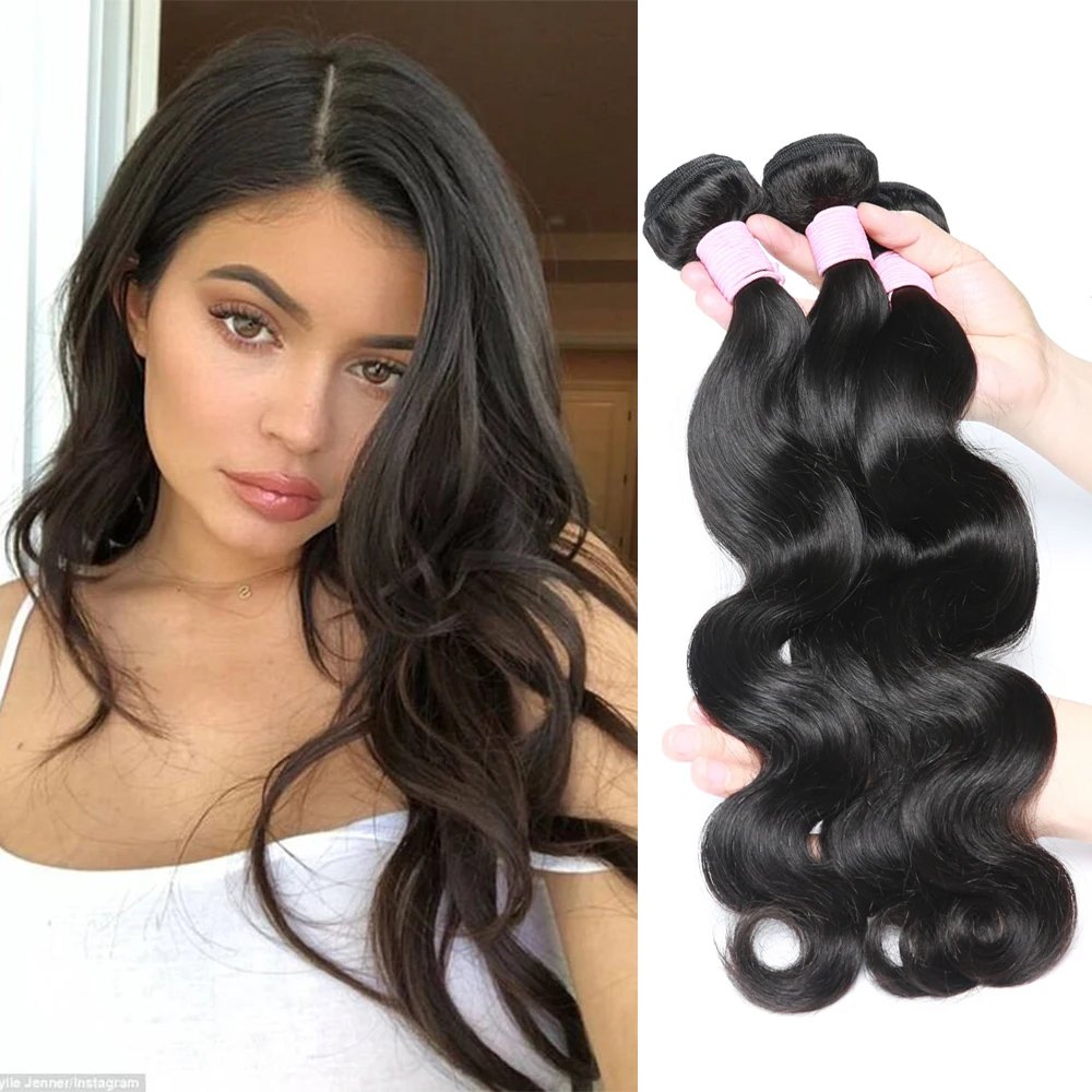 12a Grade 100% Human Hair Bundles Natural Color Body wave Cheap Hair Bundles For Black Women