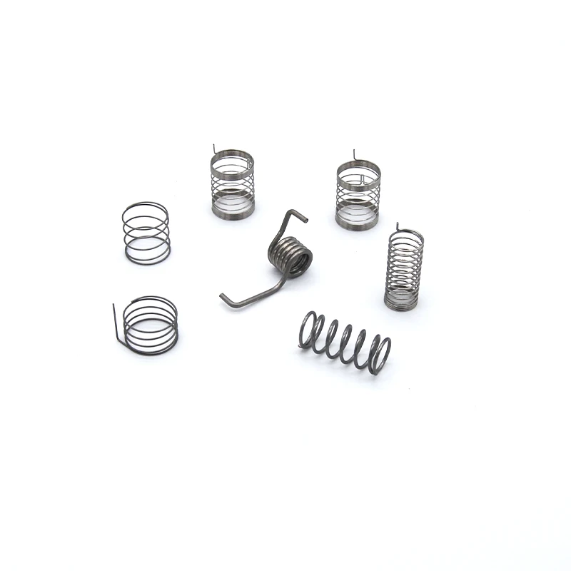 Custom high quality metal remote control aaa plate with battery spring loaded contact 18650 battery holder contact spring