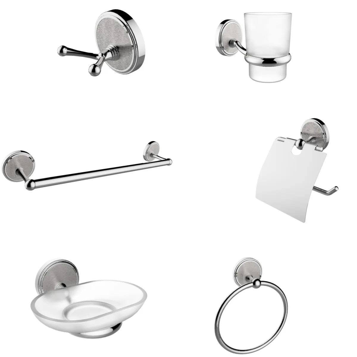 Z-14100 series hot selling new design hardware accessory wall mounted washroom bathroom accessories set