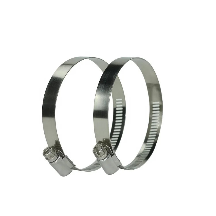 Китайский агент по оптовой цене, Серебряные Зажимы для шлангов из нержавеющей стали 304