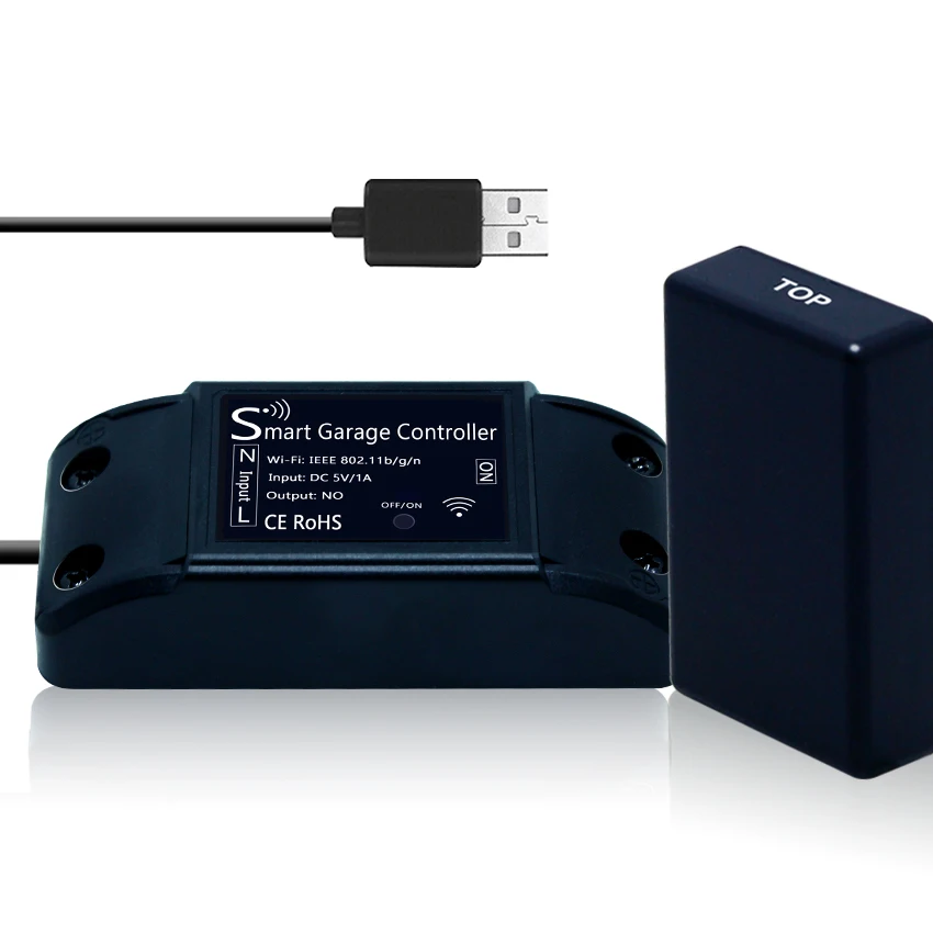 2020 Gen 2 Tuya Smart wireless door sensor detector garage door opener no wire request