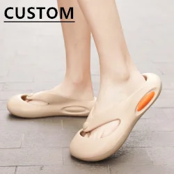 Customized Unisex adult outdoor and house casual flip flops slipper EVA men flip-flop summer beach men antiskid Sport shoes