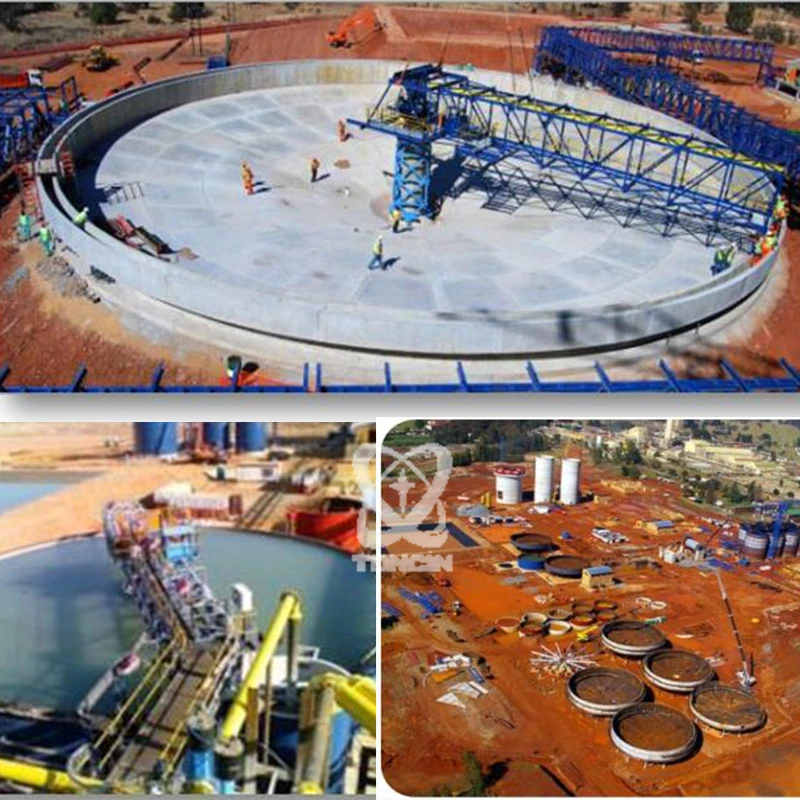 Automatic mining tailing concentrate processing slurry sewage sludge dewatering  high efficiency rate thickener machine price