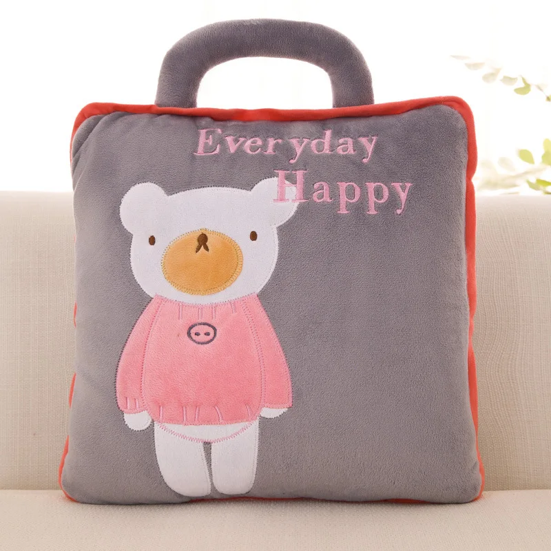 High Quality Fleece Nap Car Sofa 2 in 1 Car Airplane Pillow Blankets Cute Cushion Pillow Quilt Blanket