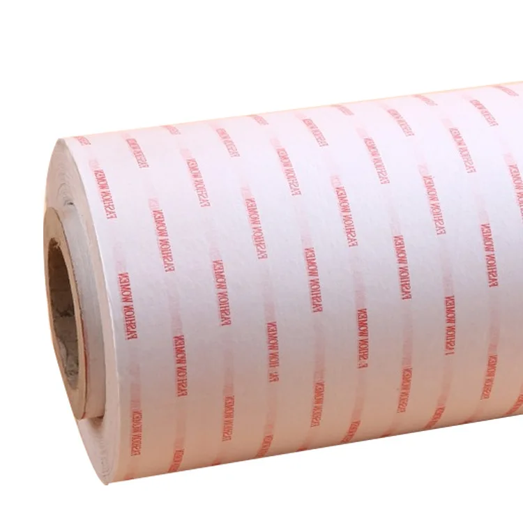 Custom black logo printing gift packing white tissue wrapping paper roll