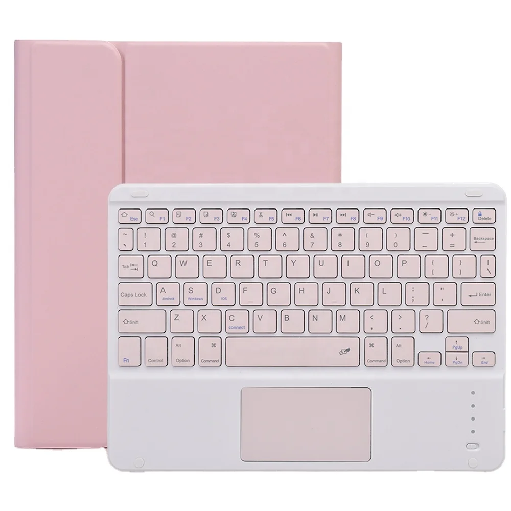 BT wireless magnetic keyboard touchpad case for ipad air 4 5  10.9 ipad 6 gen ipad 7th gen 10.2 10.5 inch