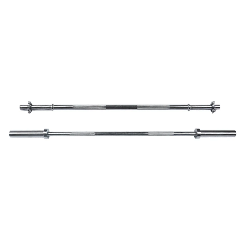 
2200mm 1000Lb Chrome Weight Lifting Bar Training Bar Workout 4 Bearings Barbell Bar 