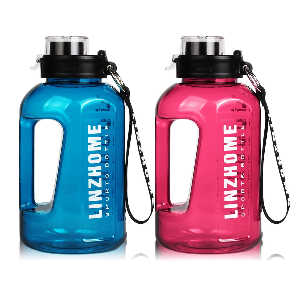 1.5L Large Capacity Sports Water Bottle Drinking With Custom Logo With Handle