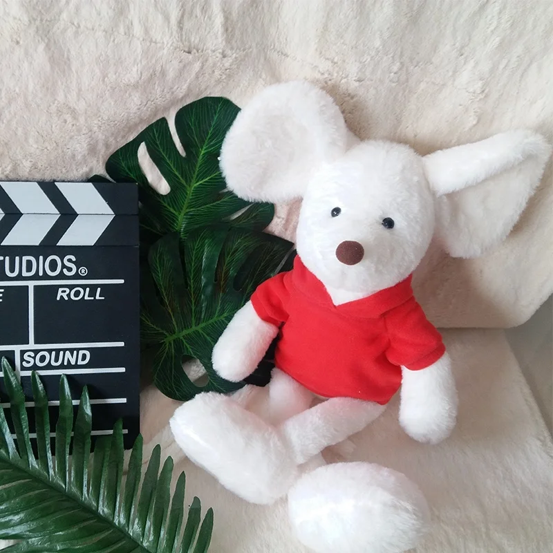 2021 hot sale wholesale custom stuffed animal soft white mouse plush rat toys