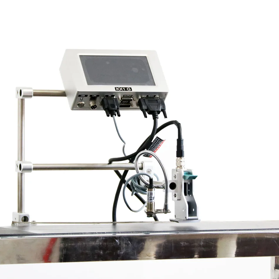 Automatic Expiry Date Ink Jet Inkjet Batch Coding Printing Machine For Pouches Plastic bag