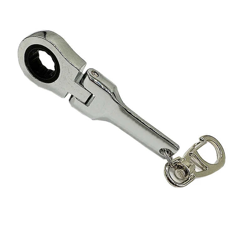China factory customization 10 mm Socket Wrench Key chain Portable for gift -  Ratchet Wrench Flex Head