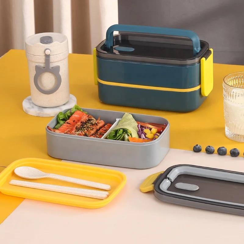 Xinyuan 3 compartment food container good quality baby lunch box glass wheat straw food container