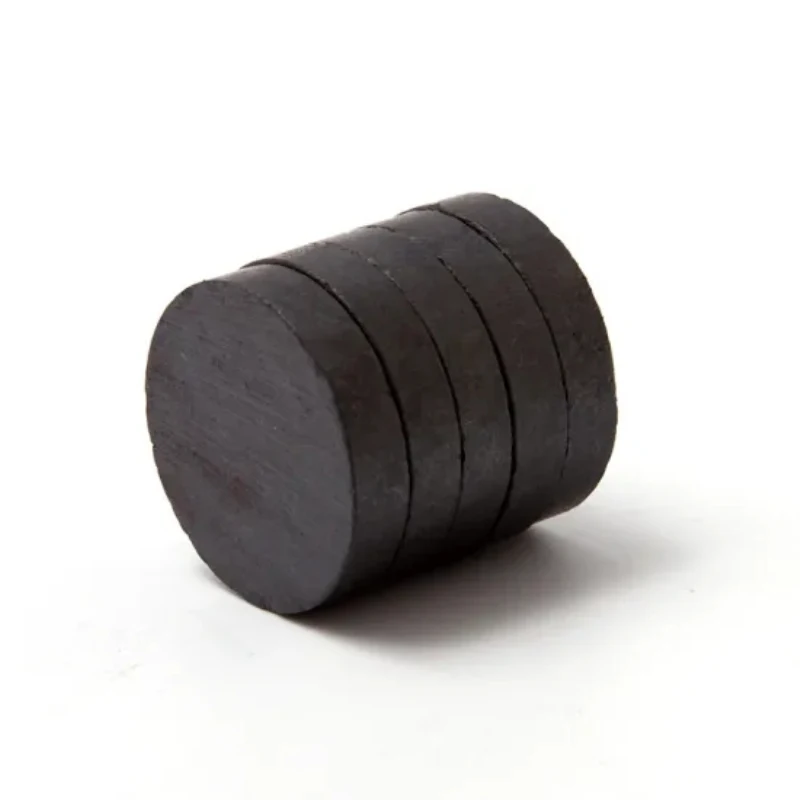 Factory Directly Ferrite Y30 Y35 Y30BH Black Ceramic Magnet Round Shape Magnet