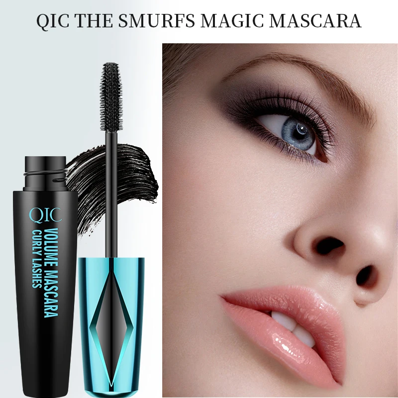 4D Mascara Private Label Eyelash Mascara 4d Silk Fiber Eye Makeup maquillaje rimel Curling Waterproof Eye Black Fiber Mascara