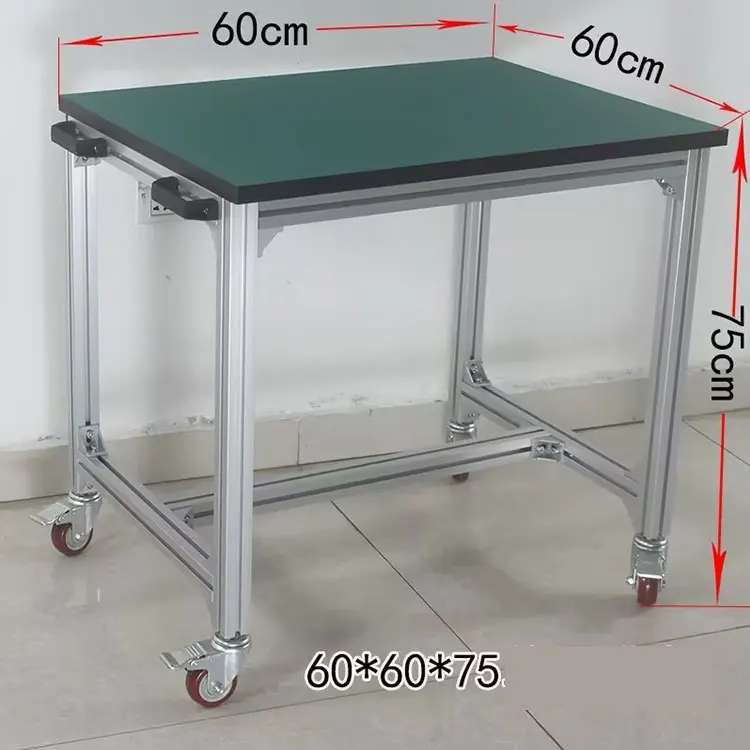 Langle  4040 extrusion aluminum profile Modular frame cart shelf Industrial aluminum extrusion profiles 4040 for trolley