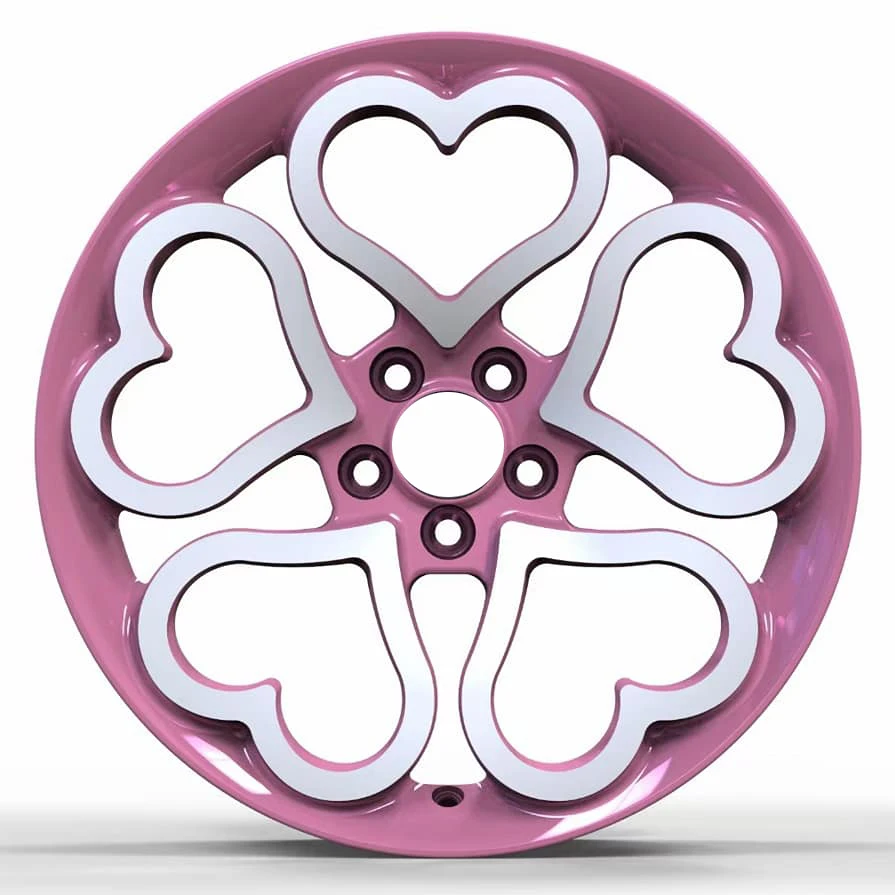 Forged Aluminium Alloy Car Wheels Custom 16' to 24' Heart Wheel