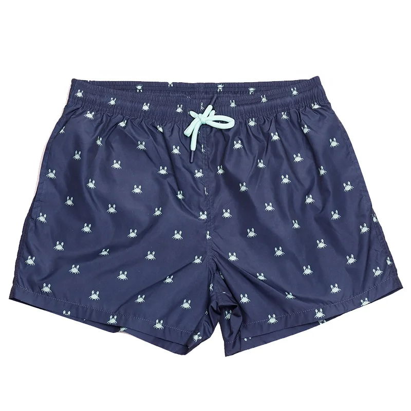 Design Your Own Logo Custom Printed  Mens 100% Polyester Board Beach shorts Quick Dry Swimsuit Shorts