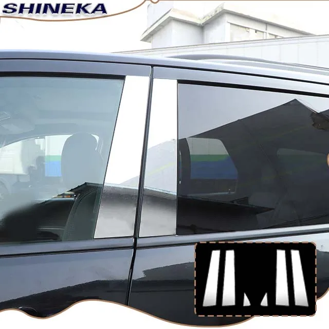 Factory Outlet Stainless Steel Chrome Door Window Pillar Posts Panel Cover For Dodge Durango 2011+