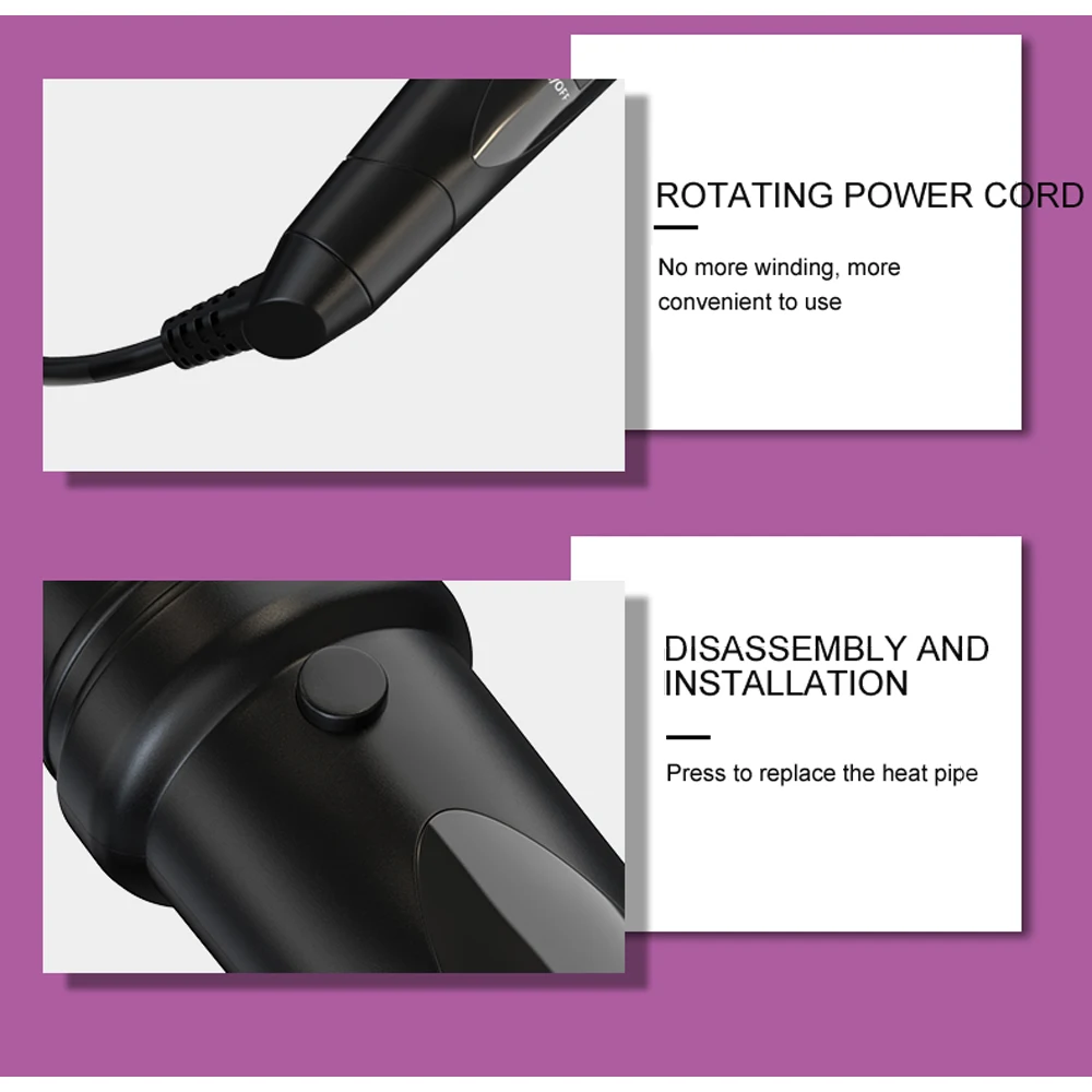 
Best hair curlers Wave curling iron Interchangeab 