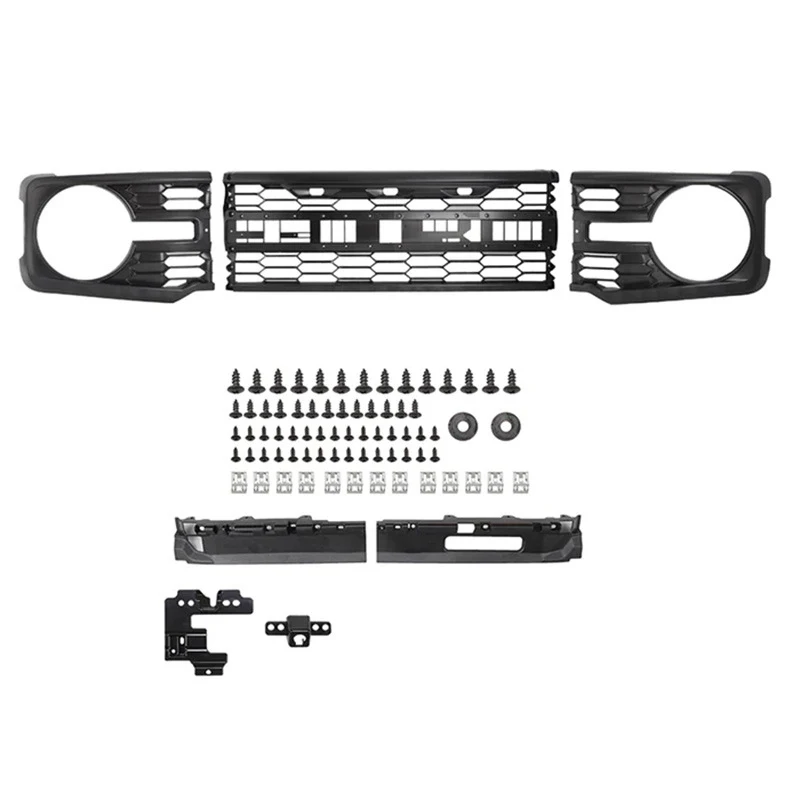 High Quality Durable ABS Three-Section Raptor Grille for Ford Bronco 2/4 Door 2021 2022 2023