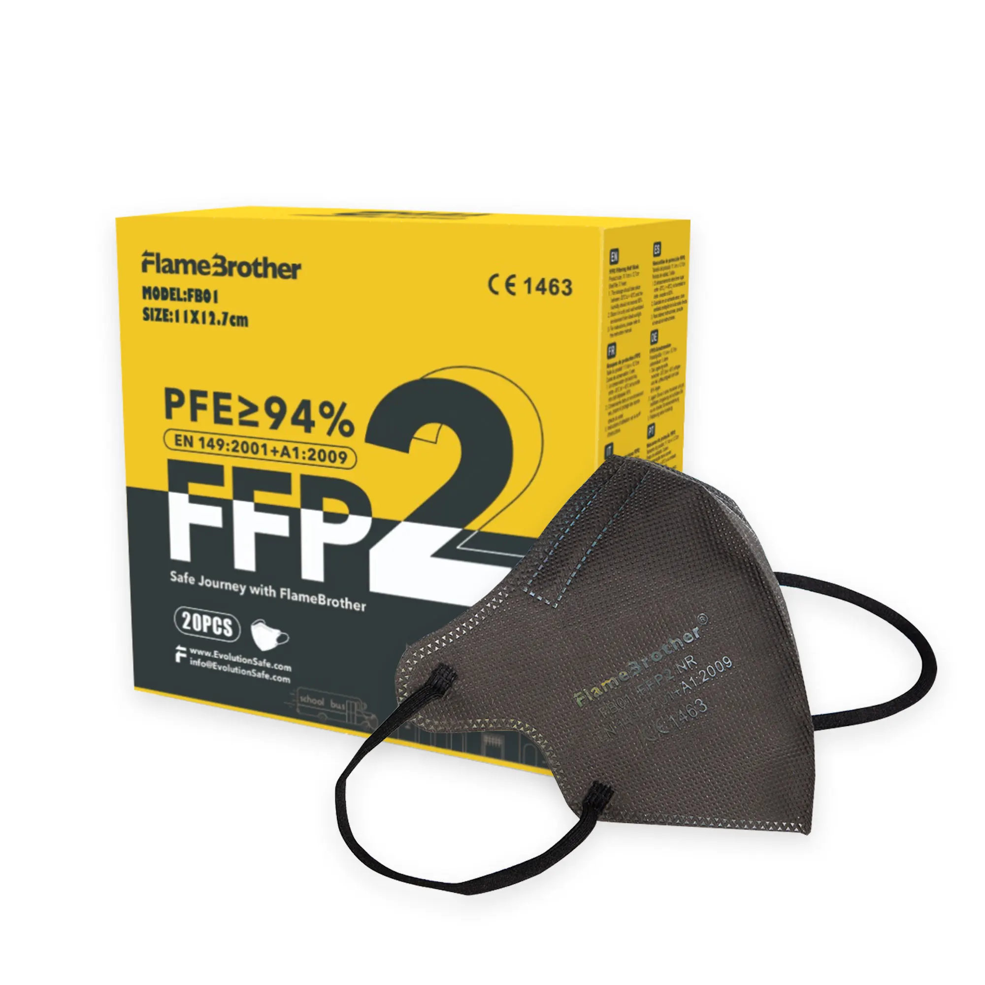 Evolution EN149 FFP2 6plys маска для лица для ухода за здоровьем анти-туман стиль маска для лица Нетканая ткань цвет 10000 шт FFP2 маска