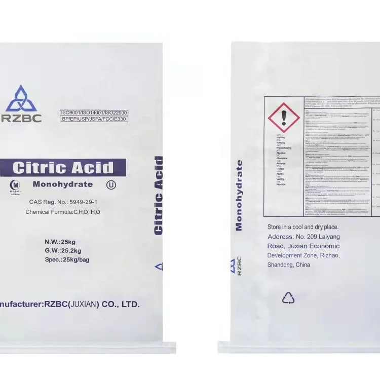 Factory Wholesale citric acid anhydrous food grade anhydrous citric acid with High Quality