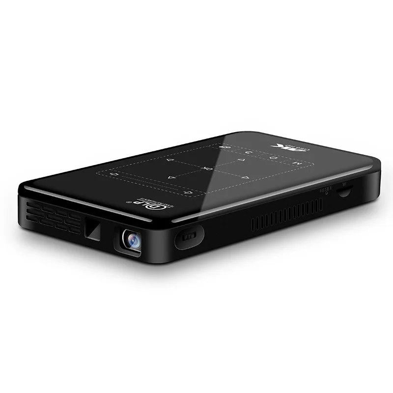 DLP P09-II Mini Portable mini Projector Home Cinema Support 4K Decoding WiFi Miracast Airplay