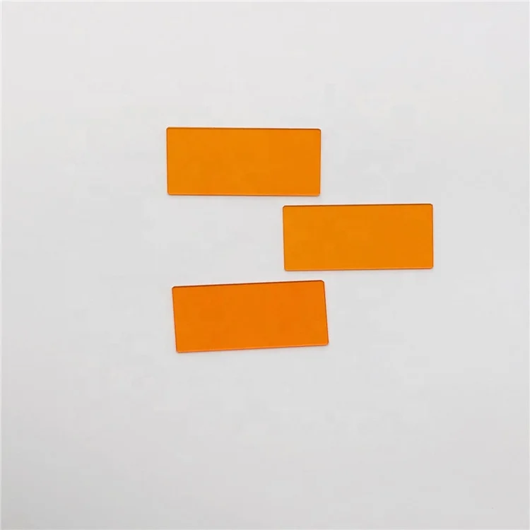 Factory Custom High transmission Optical 535nm LongPass Orange Glass Window CB535 GG530 Filters For IPL
