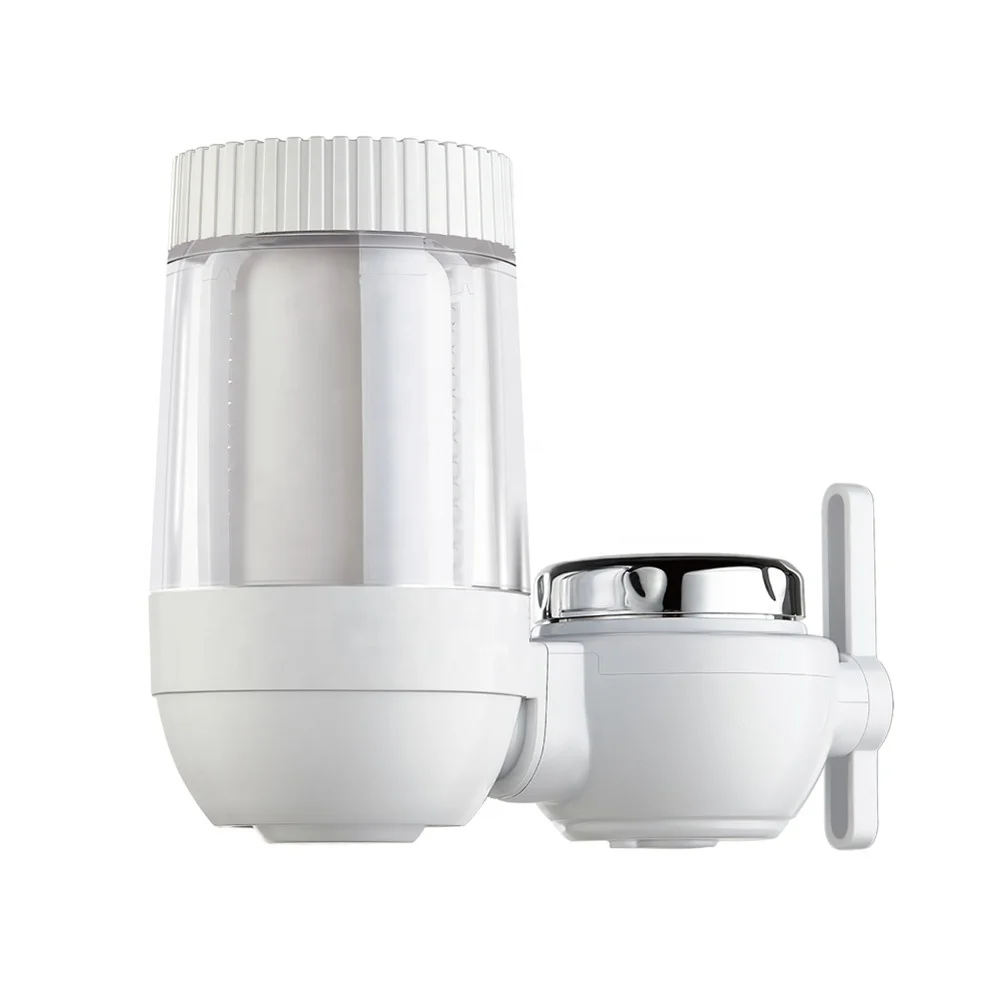 New arrival faucet mounted purifier tap water filter machine with flushing ceramic cartridge function