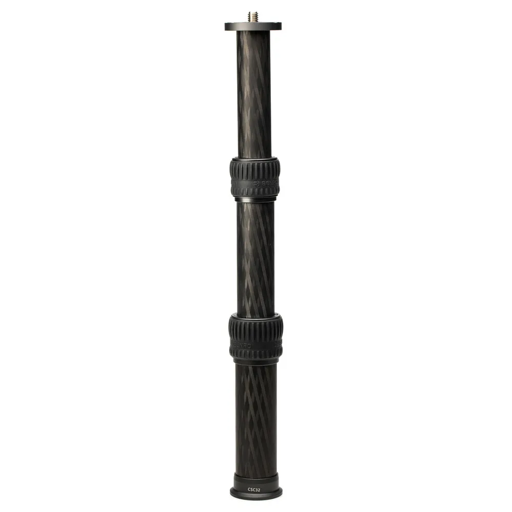 Free Shipping Carbon Fiber Tripod Extension Column Compact 3 Sections Central Axis Camera Tripod Axis