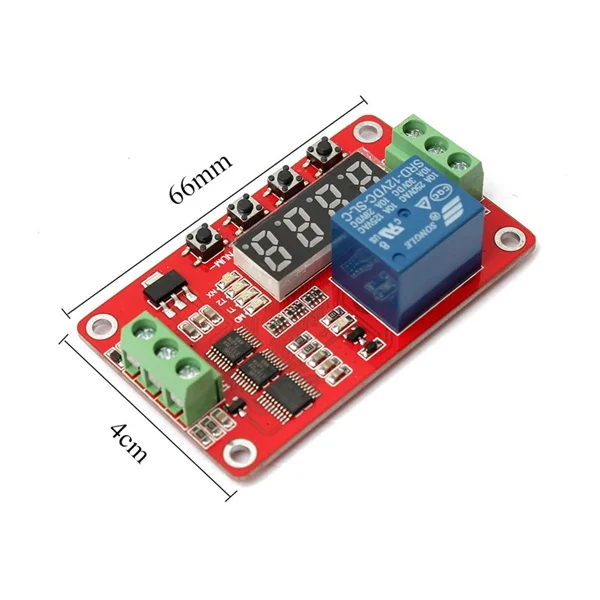 Newer Version 12V Multifunction Delay Time Module Multifunction Self-lock Relay