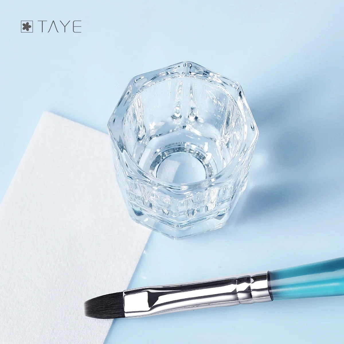 Professional Manicure Tools Clear Nail Crystal Glass Cup For Nail Art