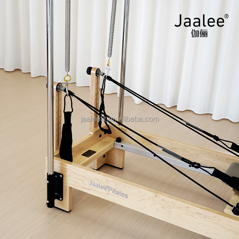 Fitness Yoga Pilates Full Elevated Reformer Training Equipment Sports Stretching Fitness Shaper Wooden 3-in-1 Reformer For Sale