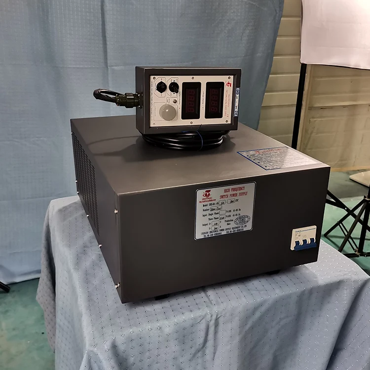 Adjustable Aluminum Anodizing Rectifier Machine Electroplating Electrolysis Dc 24v 300A Anodizing Power Supply