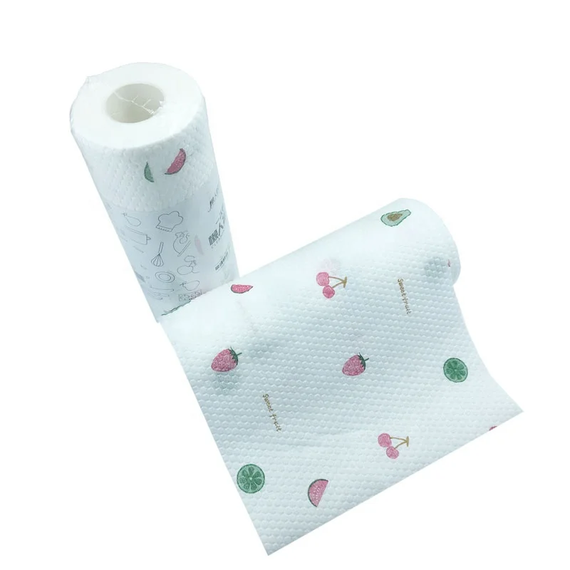 Многоцелевая ткань, одноразовые нетканые кухонные чистящие салфетки, многоразовые салфетки, нетканое полотенце из спанлейса