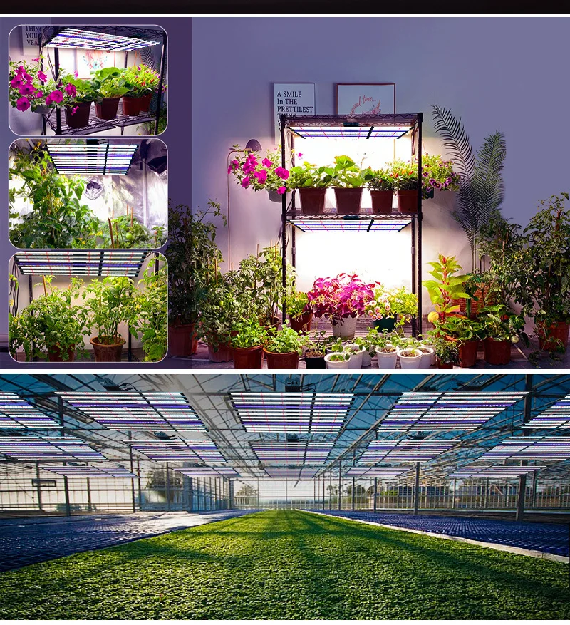 Foldable Greenhouse LED Grow Light Full Spectrum UV IR Professional Indoor hydroponics growing system 1060w Bar Growing Lamp