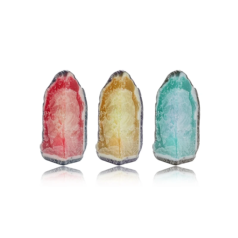 High quality scented crystal soap natural soaps bath handmade rose hotel bath soap