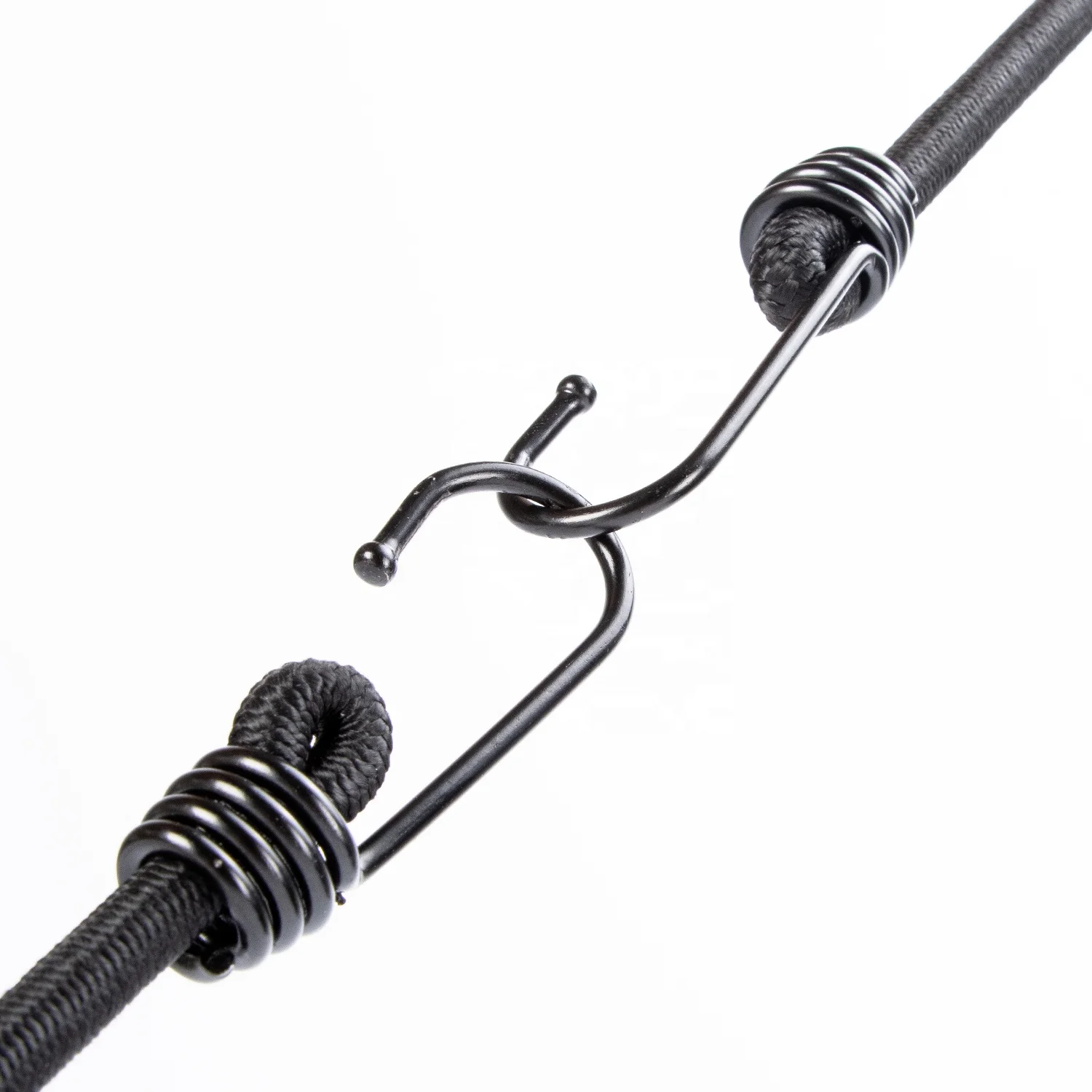 Heavy Duty Imported Rubber Latex 8mm Elastic Straps Bungee Cord with Hooks Luggage Straps Tie Downs Bungee Cord
