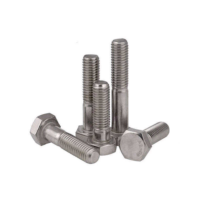 DIN933 931 Stainless Steel 304 316 Fasteners Hex Head Bolt supplier hexagon bolt schrauben High strength Steel structure bolts