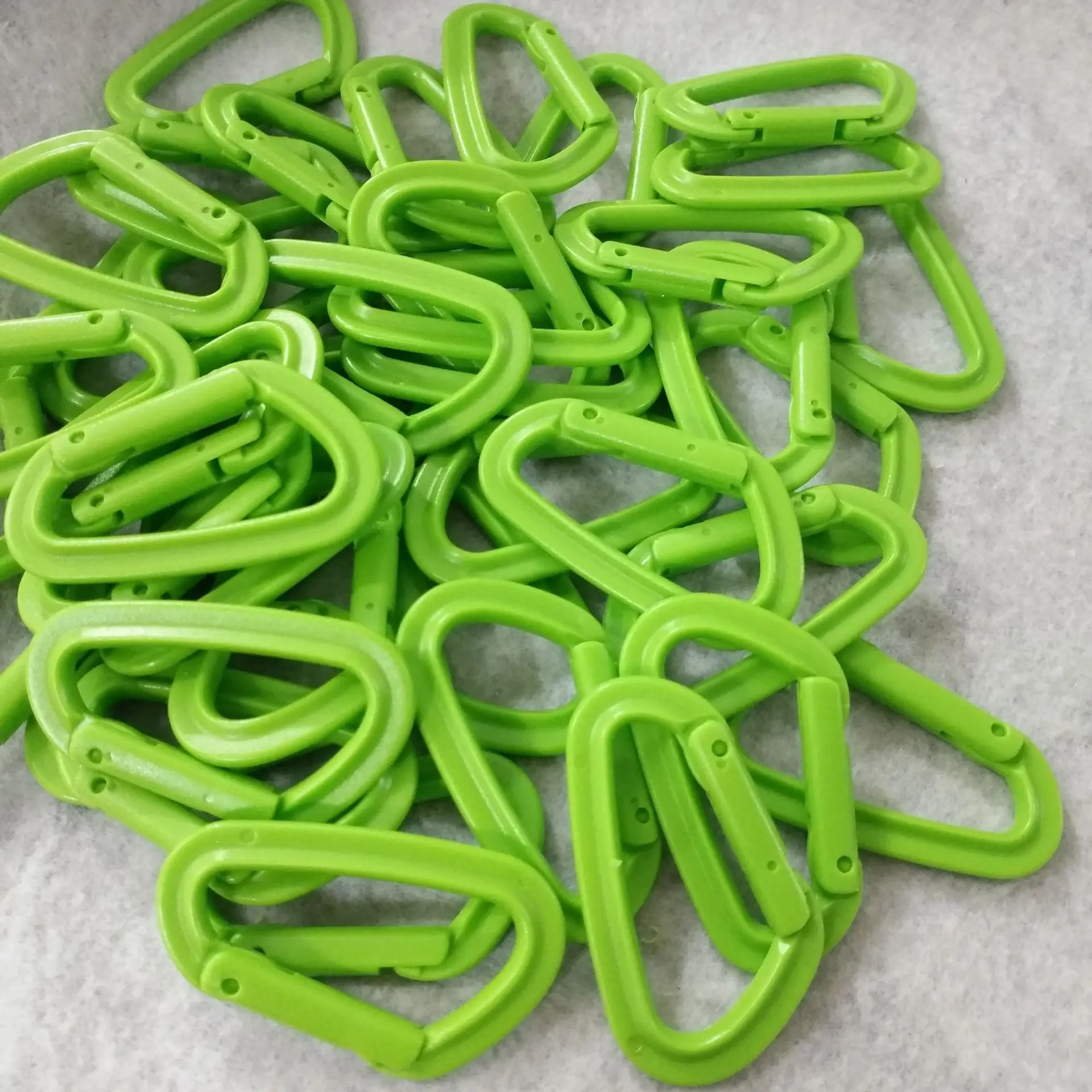 ABS Custom Buckle Hook Strong Plastic Clasp Clips Portable D-shaped Carabiners
