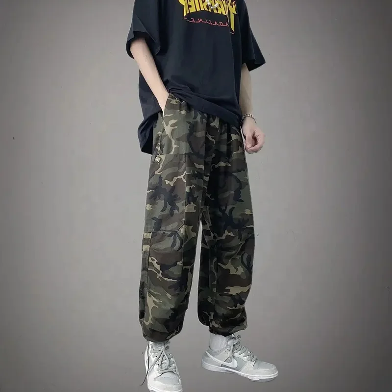 Custom Utility Tactical Field Work Safety Trouser Men Baggy Cargo Pants With Multi Pockets cargo pants men