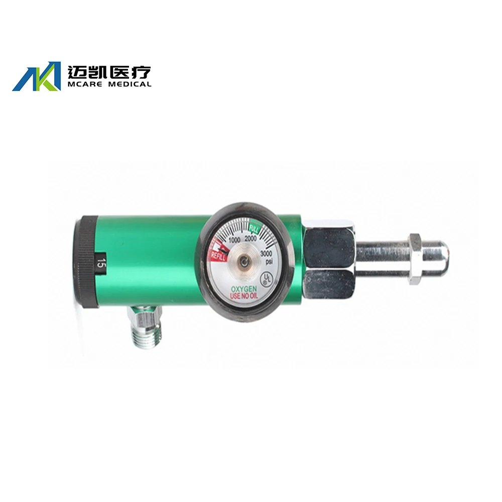 Manufacturer Oxygen Regulator Medical Grade CGA540 Oxygen Regulator for Oxygen Cylinder