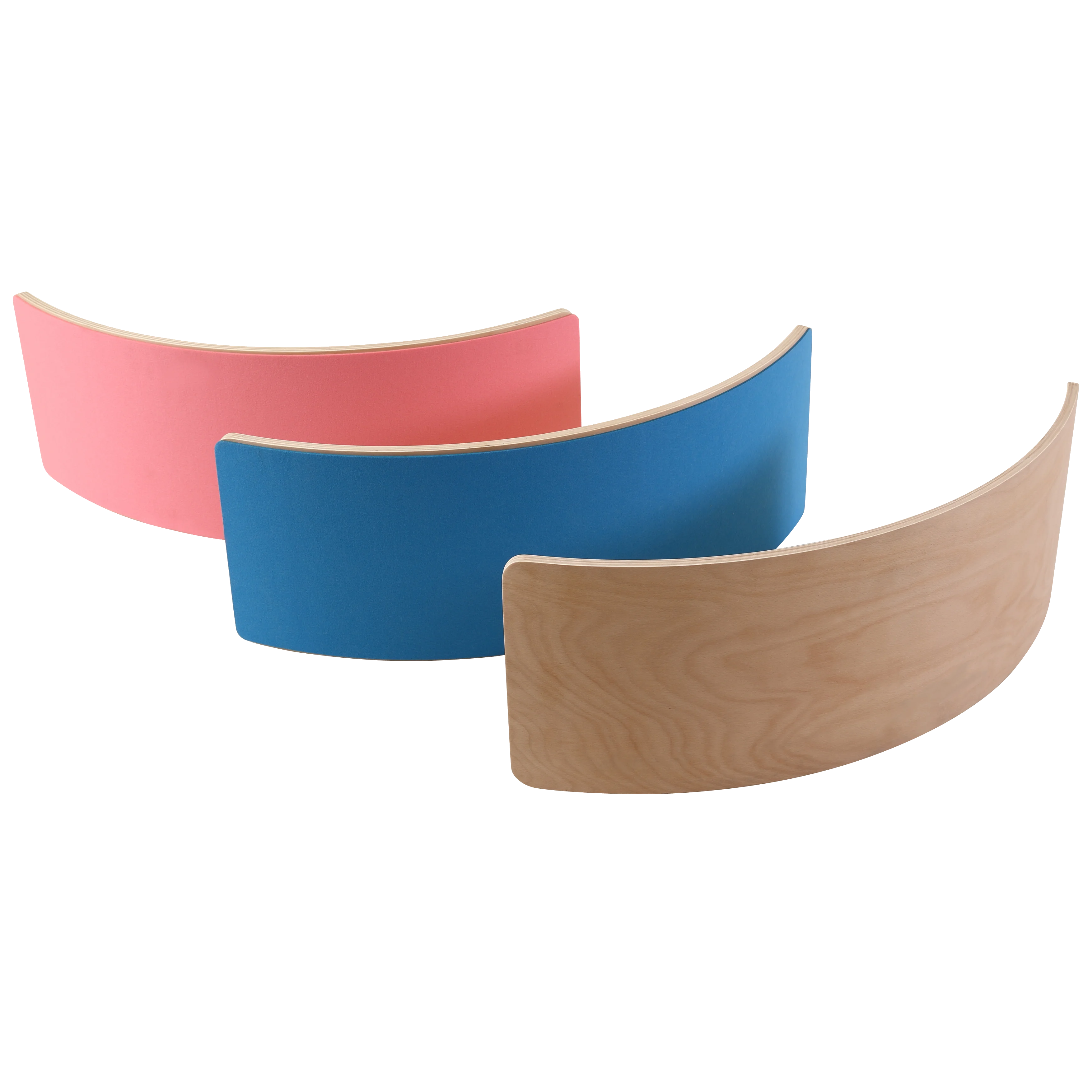 Балансировочная доска из натурального дерева (дети/взрослые)-натуральная