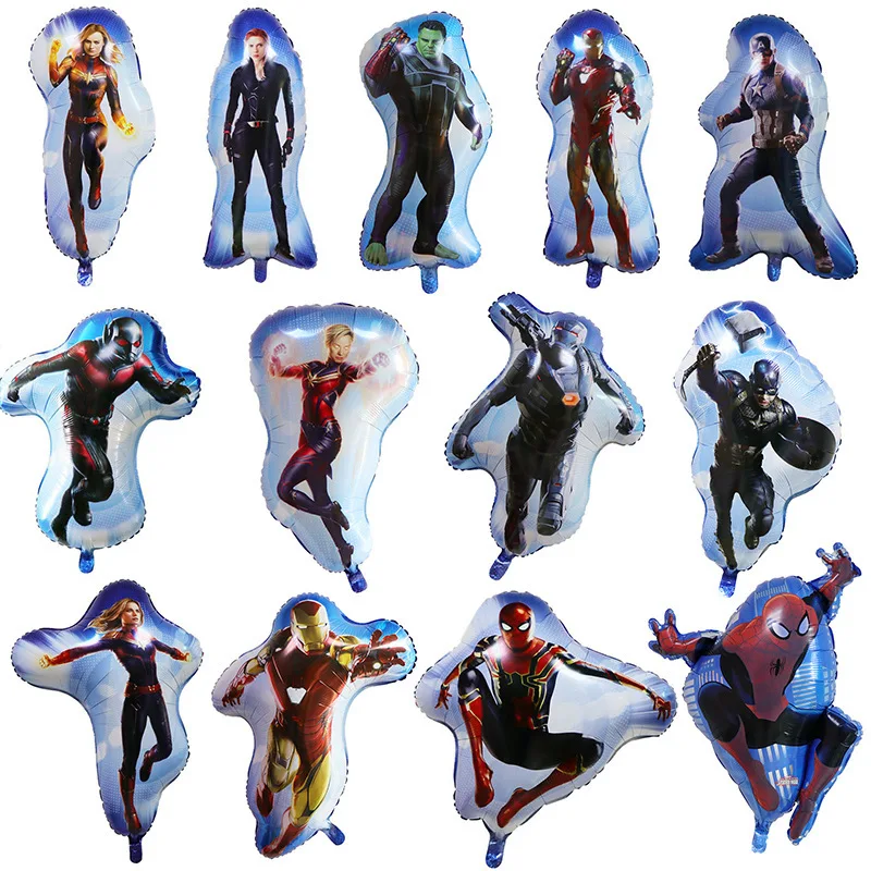 Новая серия Marvel League человеческий воздушный шар Человек-паук США капитан фольгированный