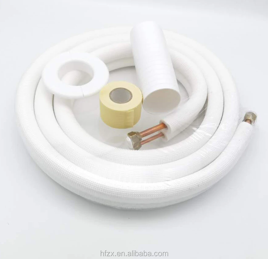 Factory 15ft Split Air Conditioner Copper Line Sets Insulation Kit Pair Coil  Ac Installation Kit Insulated Copper Pipe