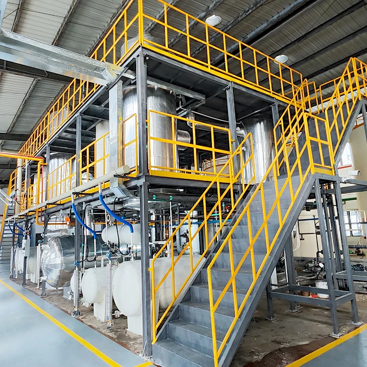 waste oil distillation to diesel plant used motor oil recycling machines