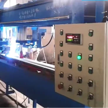 Robot Welding Workstation Rear Corner Column Parts Seam Welders Workbench Container production
